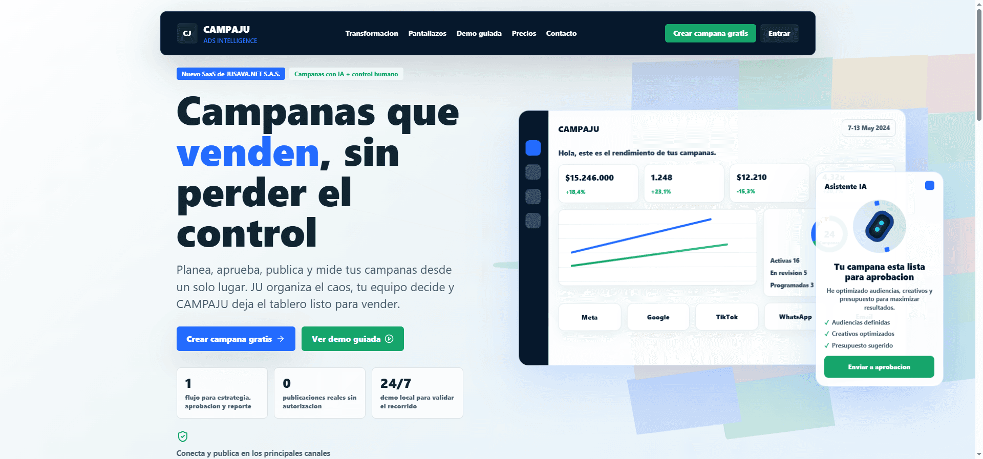 CampAds · Campañas con IA