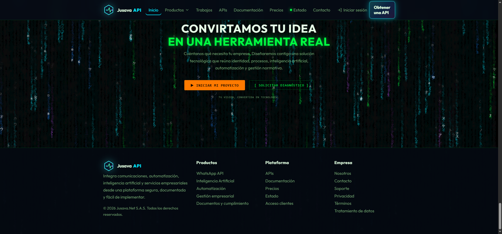 Desarrollo a medida, pantalla 2