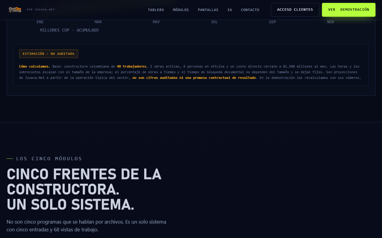 GestObra Pro, pantalla 4
