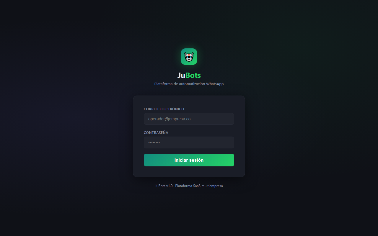 JuBot, pantalla 2