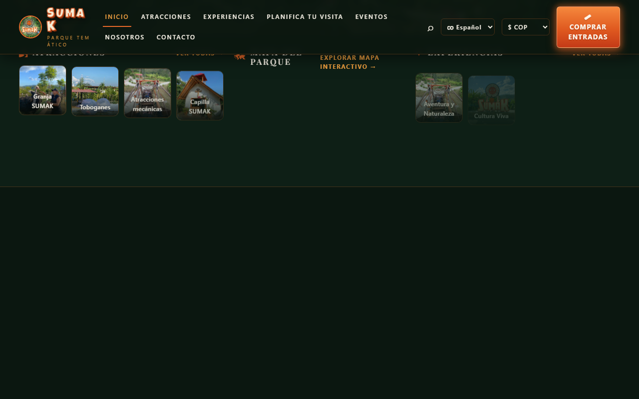 SUMAK Parque Temático, pantalla 2